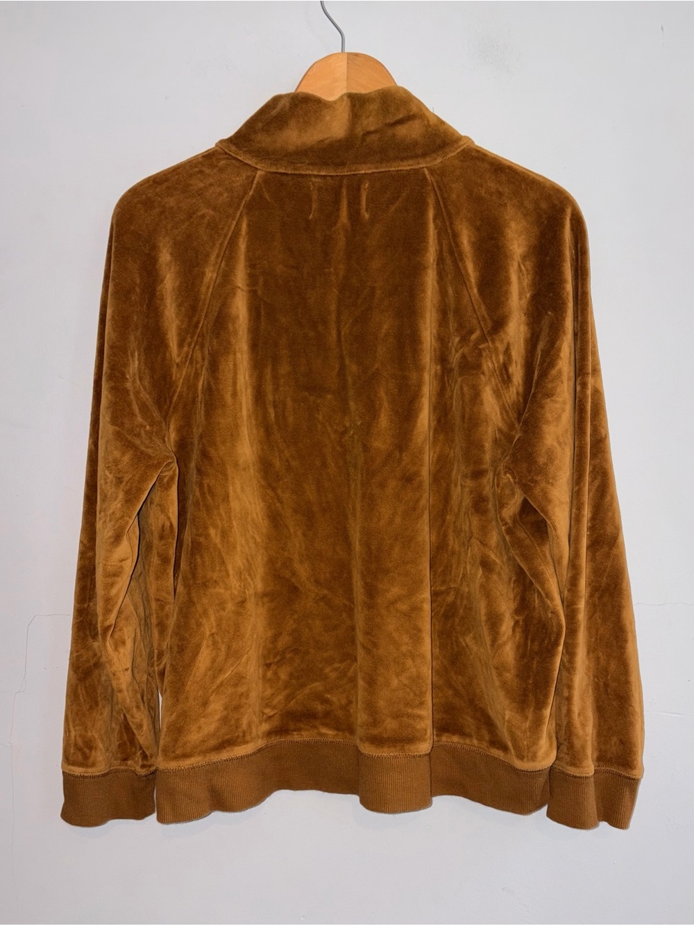 MADEWELL MWL Velour Half Zip Pullover sz L - Picture 3 of 7